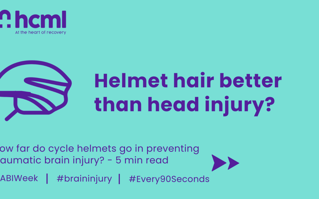 Helmet hair better than head injury?
