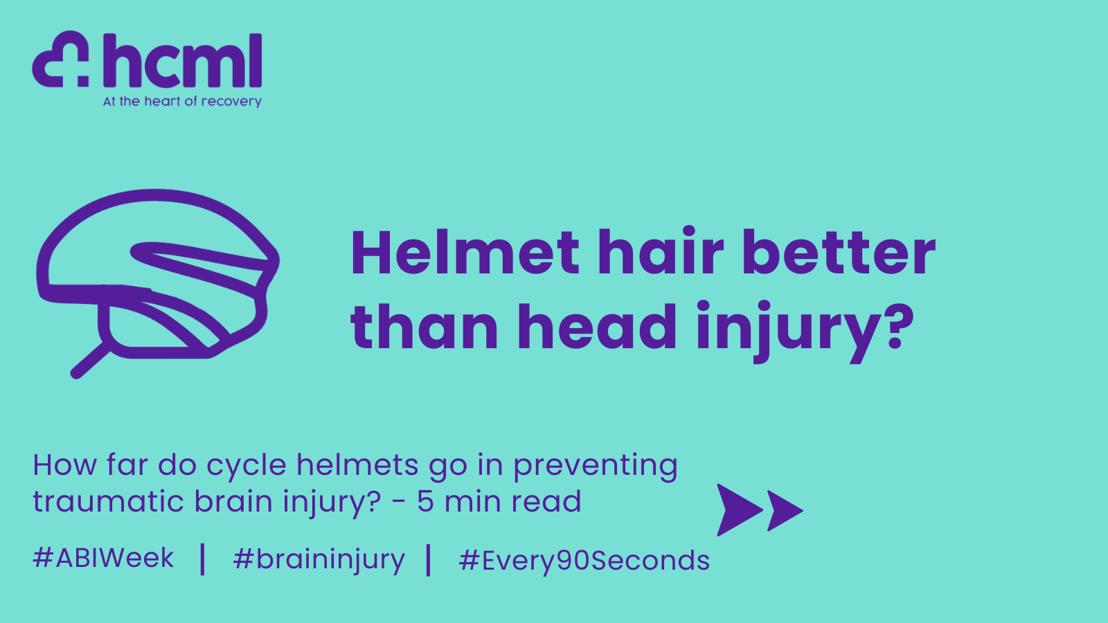 Helmet hair better than head injury?