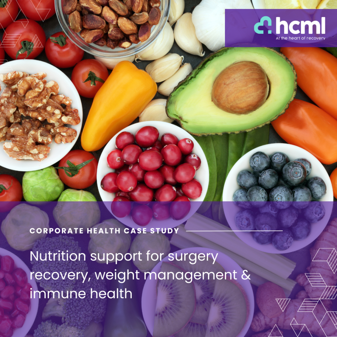 Corporate health case study: Nutrition support for surgery recovery, weight management & immune health