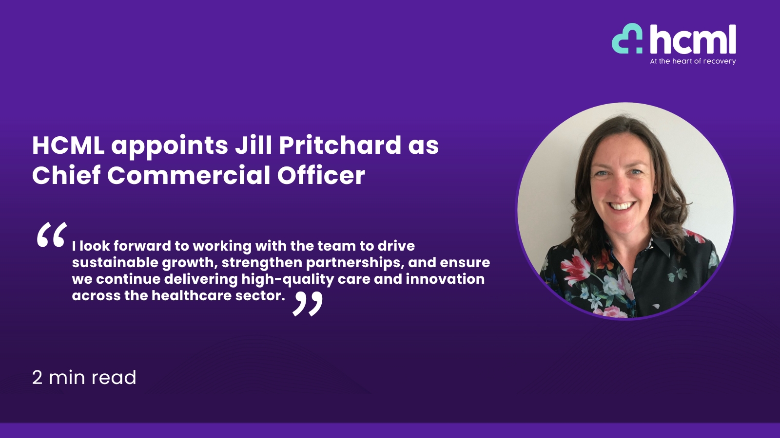 HCML appoints Jill Pritchard as Chief Commercial Officer