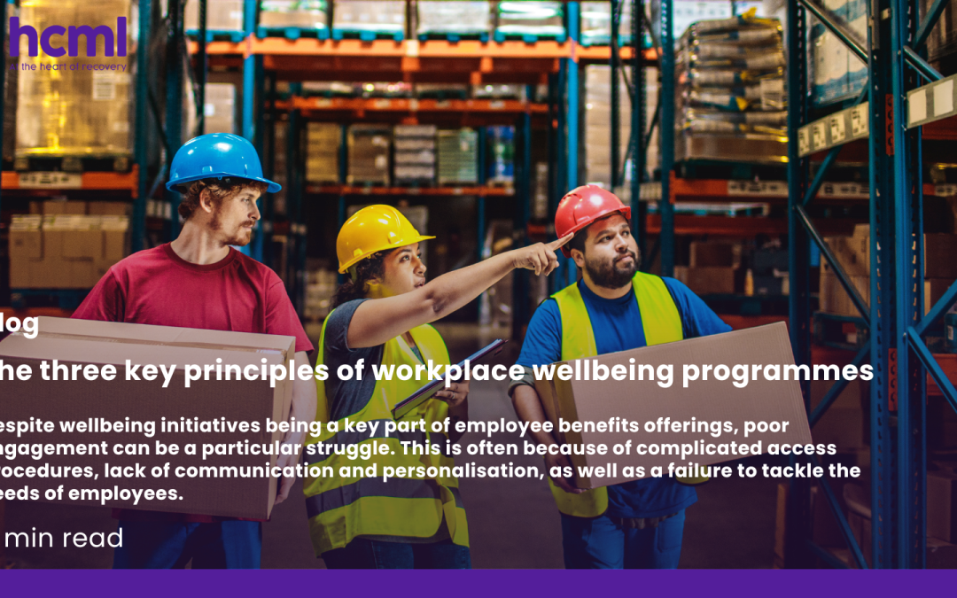 The three key principles of workplace wellbeing programmes